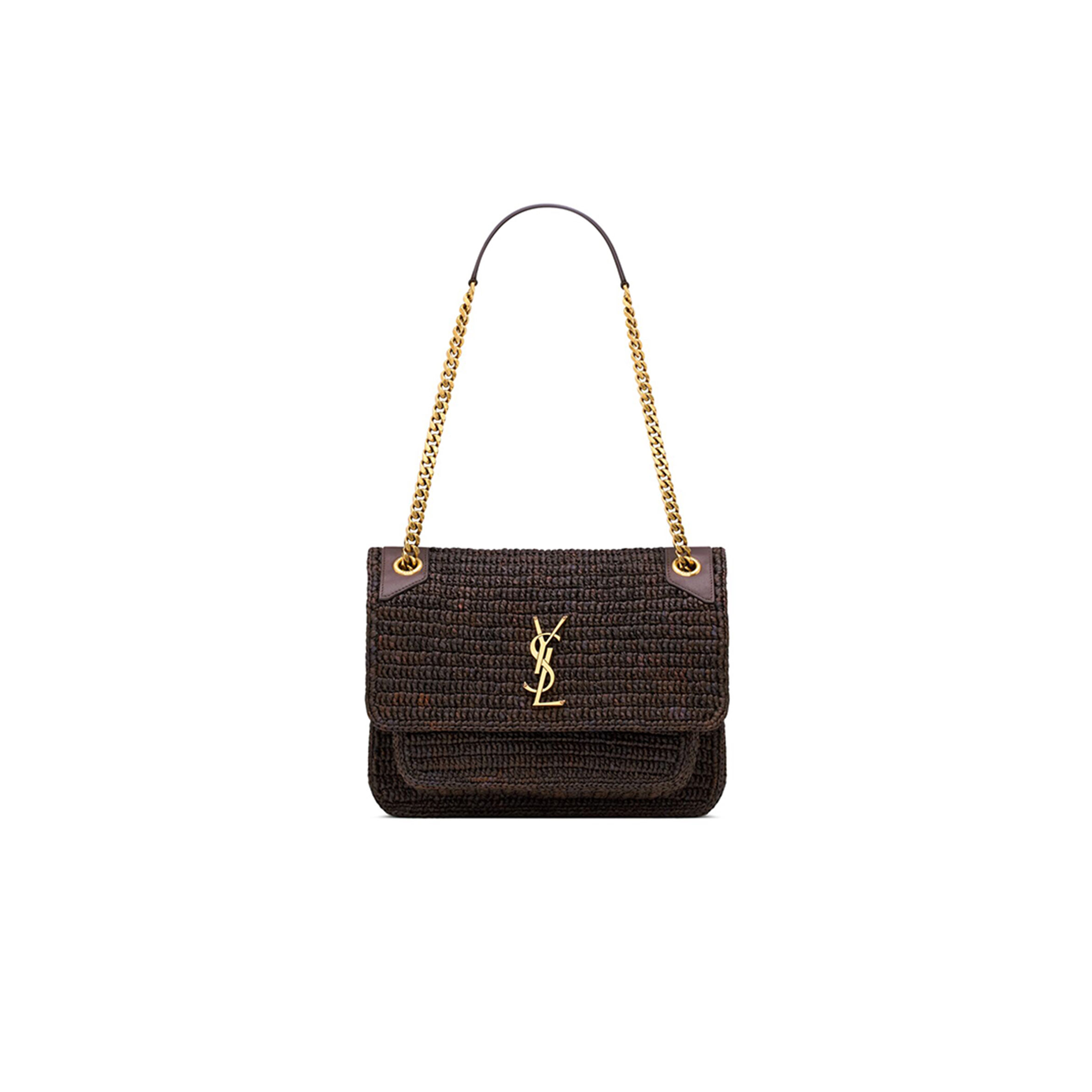 Y*L niki medium raffia bag 838875gaafo1861 (28*20*8.5cm)